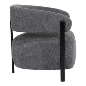 255 000095 2 Melita armchair Argos The Classic grey boucle with black metal leg 68.5x65x69cm