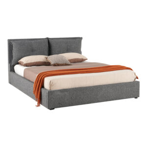 279 000024 2 Double bed Dorma Argos The Classic with storage space anthracite fabric 160x200cm