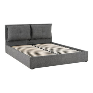 279 000024 3 Double bed Dorma Argos The Classic with storage space anthracite fabric 160x200cm