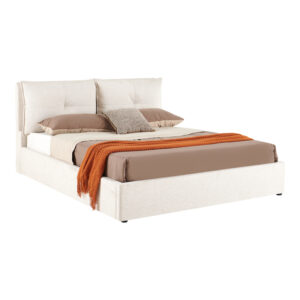 279 000025 2 Double bed Dorma Argos The Classic with storage space ecru fabric 160x200cm