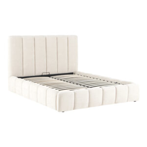 279 000033 3 Double bed Ferena Argos The Classic ecru fabric with storage space 160x200cm