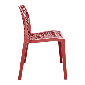 326 000079 2 Chair Hush Argos The Classic stackable burgundy red PP 41x53x80.5cm