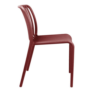 326 000082 2 Chair Zoi Argos The Classic stackable terracotta PP 42x58x79cm