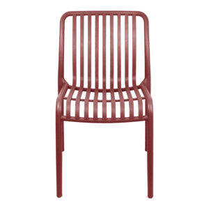326 000082 3 Chair Zoi Argos The Classic stackable terracotta PP 42x58x79cm