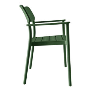326 000088 2 Armchair Pilma Argos The Classic dark green PP 57x54x82cm