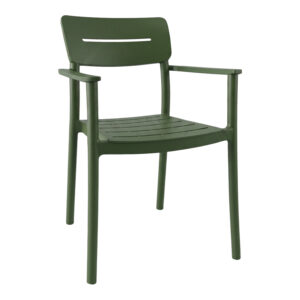Armchair Pilma Argos The Classic dark green PP 57x54x82cm