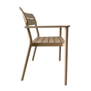 326 000091 2 Two-seater bench Cadrin Argos The Classic cappuccino PP 117x60x83cm