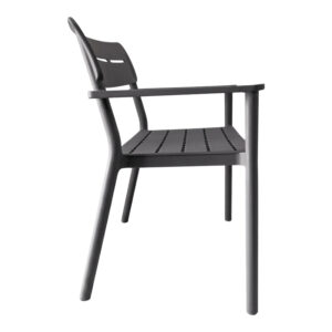 326 000092 2 Two-seater bench Cadrin Argos The Classic anthracite PP 117x60x83cm