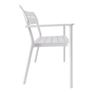 326 000093 2 Two-seater bench Cadrin Argos The Classic white PP 117x60x83cm