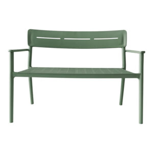 326 000094 3 Two-seater bench Cadrin Argos The Classic dark green PP 117x60x83cm
