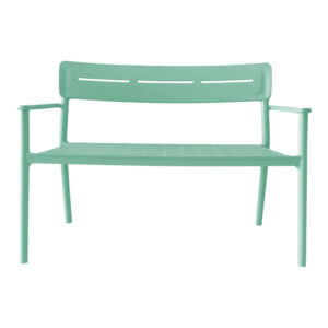 326 000096 3 Two-seater bench Cadrin Argos The Classic mint PP 117x60x83cm