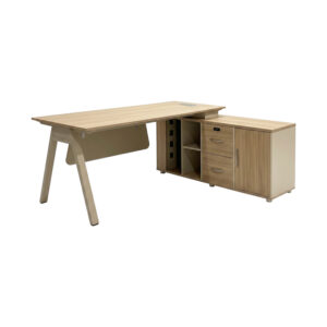 Professional reversible work desk Stark Argos The Classic corner in oak-beige shade 160x80x75cm