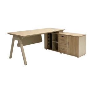 Professional reversible work desk Stark Argos The Classic corner in oak-beige shade 180x80x75cm