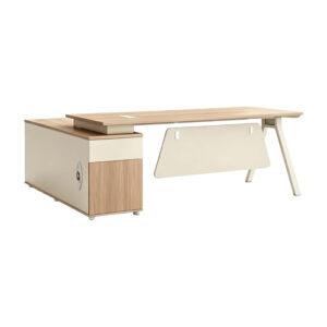 367 000025 1 Professional reversible work desk Stark Argos The Classic corner in oak-beige shade 200x90x75cm
