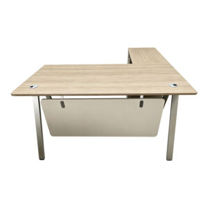 367 000026 1 Professional reversible work desk Pregab Argos The Classic corner in oak-beige shade 140x70x75 cm