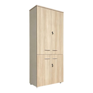 Office cabinet Armadi Argos The Classic in oak-beige 80x40x200cm