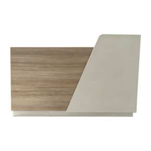 367 000038 1 Reception desk Kalu Argos The Classic in oak-beige shade 160x60x105cm