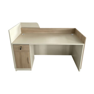 Reception desk Kalu Argos The Classic in oak-beige shade 160x60x105cm
