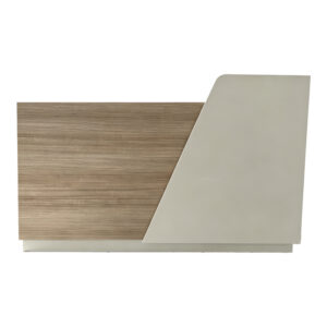 367 000039 1 Reception desk Kalu Argos The Classic in oak-beige shade 180x60x105cm