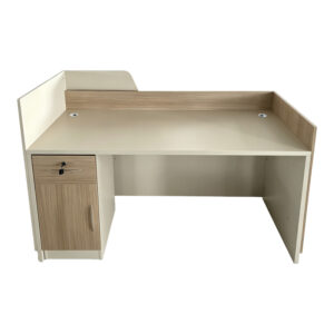 Reception desk Kalu Argos The Classic in oak-beige shade 180x60x105cm