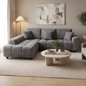 Right corner sofa Londe Argos The Classic grey fabric 273x211x92cm