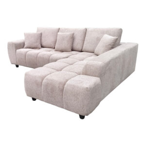 371 000035 3 Left corner sofa Londe Argos The Classic grey beige fabric 273x211x92cm