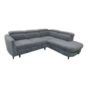 371 000037 3 Left corner sofa-sofabed Napia Argos The Classic anthracite fabric 249x210x98cm