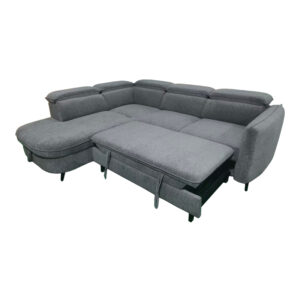 371 000038 1 Right corner sofa-sofabed Napia Argos The Classic anthracite fabric 249x210x98cm