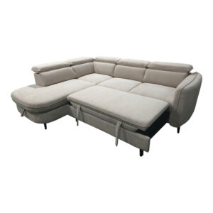 371 000040 1 Right corner sofa-sofabed Napia Argos The Classic beige fabric 249x210x98cm