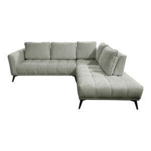 371 000045 2 Left corner sofa Belanza Argos The Classic grey beige fabric 265x213x90cm