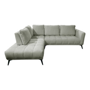 371 000046 2 Right corner sofa Belanza Argos The Classic grey beige fabric 265x213x90cm