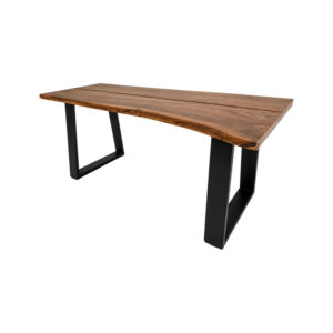379 000061 2 Miles Argos The Classic dining table solid acacia wood walnut 140x80x76cm