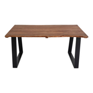 379 000063 1 Miles Argos The Classic dining table solid acacia wood walnut 200x100x76cm