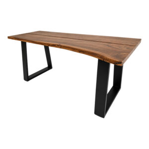 379 000063 2 Miles Argos The Classic dining table solid acacia wood walnut 200x100x76cm