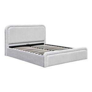 388 000037 3 Double bed with storage space Bendy Argos The Classic beige fabric 160x200cm
