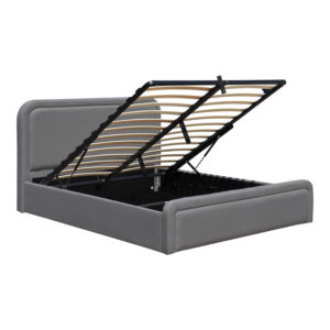 388 000038 1 Double bed with storage space Bendy Argos The Classic grey fabric 160x200cm