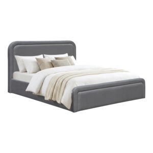 388 000038 2 Double bed with storage space Bendy Argos The Classic grey fabric 160x200cm