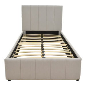 388 000039 3 Single bed Rovio Argos The Classic gray beige fabric 100x200cm