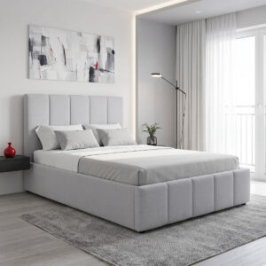 Single bed Rovio Argos The Classic grey fabric 100x200cm