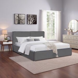 Double bed Zento Argos The Classic grey fabric 160x200cm