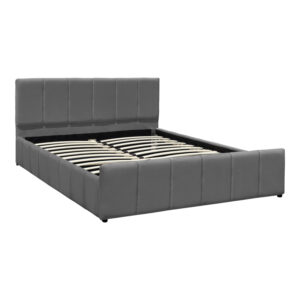 388 000047 2 Double bed Doulia Argos The Classic anthracite velvet 150x200cm