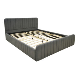 388 000050 1 Double bed Myrelia Argos The Classic anthracite fabric 160x200cm