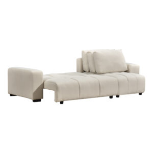 389 000017 3 Corner sofa bed reversible corner Belda Argos The Classic with storage space cream fabric 246x138x82cm