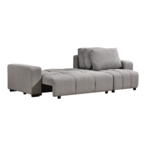 389 000019 3 Corner sofa bed reversible corner Belda Argos The Classic with storage space grey fabric 246x138x82cm