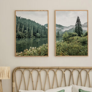Wall art in frame Veronde Argos The Classic diptyque with digital print 33x1.5x48cm