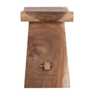 422 000012 2 Saddle stool Argos The Classic suar wood in natural shade 50x30x50cm