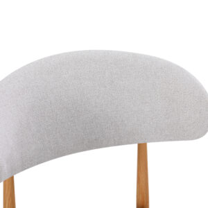 428 000011 1 Chair Folegio Argos The Classic grey fabric with metal natural color leg 49x55x80cm