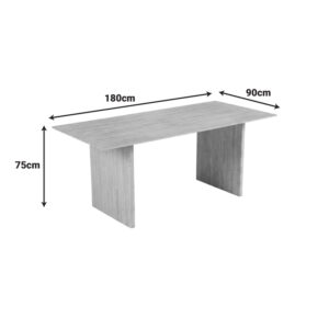 428 000020 2 Table Releno Argos The Classic sintered stone in travertine look 180x90x75cm