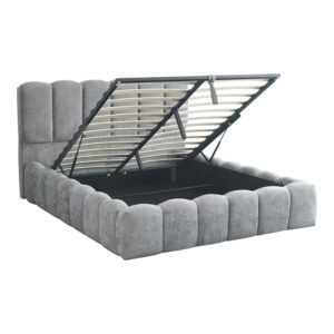 429 000002 1 Double bed Narnia Argos The Classic grey boucle fabric 160x200cm
