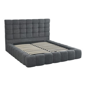 429 000004 2 Double bed Pernant Argos The Classic anthracite boucle fabric 160x200cm